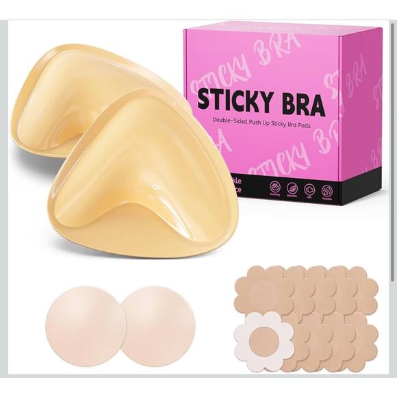 Sticky Bra Pads Inserts Set - Picture 3 of 6